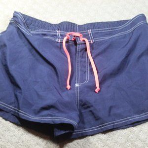 Zero Xposur Size 14 Swimwear Blue Lace up Tie Low Rise Board Shorts